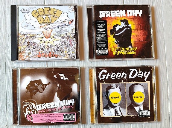 Green Day CD:t 4kpl