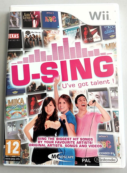 U-SING -peli Nintendo Wii (PAL)