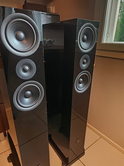 Audio Pro Blue Diamond V3 -kaiuttimet varaosiksi / kunnostettavaksi