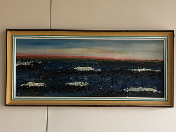 Öljyvärimaalaus merimaisema