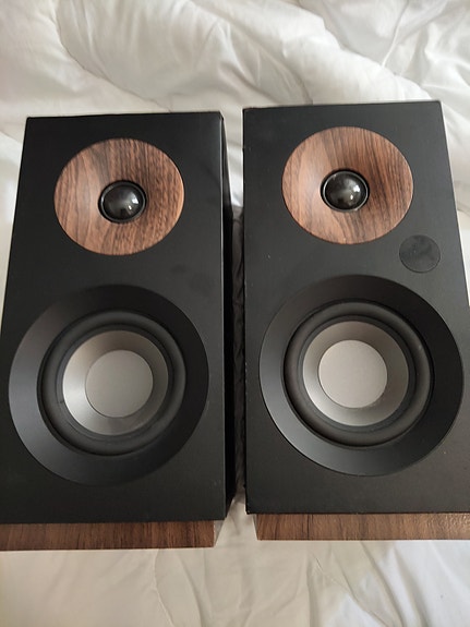 Jamo aktiiviset S 801 FM hyllykaiuttimet mustat