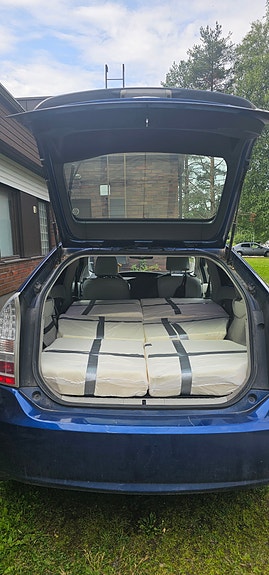 Car camping patjasetit, autoon patjat, 60€ ja 30€