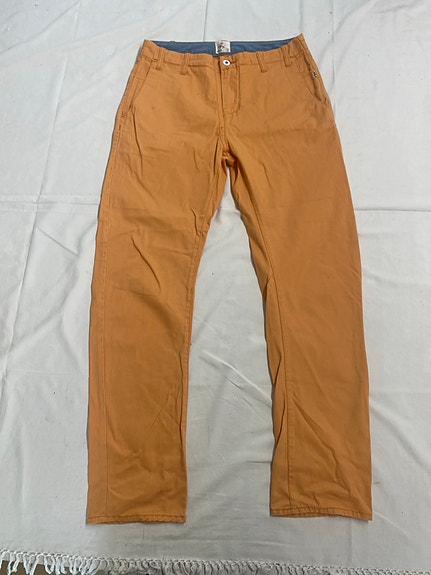Oranssit housut M puuvilla