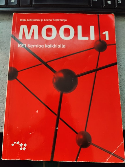 Mooli 1 KE1 kemia lukion oppikirja