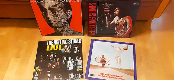 LP-levyjä Rolling Stones