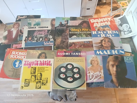 Vinyyli levyjä 33kpl