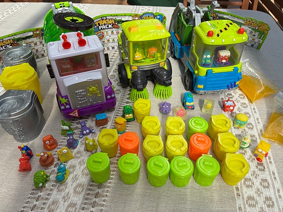 Trash Pack lelut ja autot