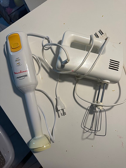 Moulinex sauvasekoitin ja sähkövatkain