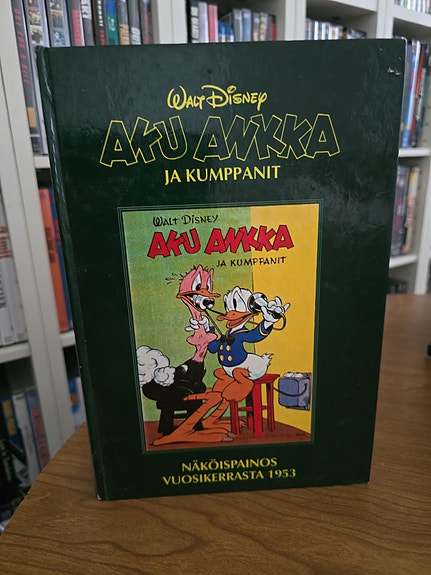 Walt Disney Aku Ankka ja kumppanit kirja 1953 näköispainos