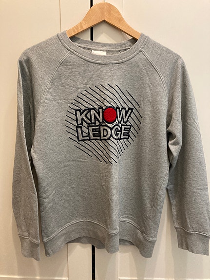 Knowledge Cotton Apparel collegepaita S harmaa