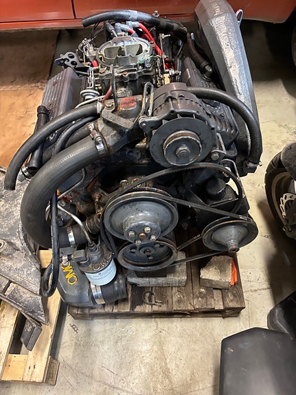 OMC 4.3l V6 veneen moottori