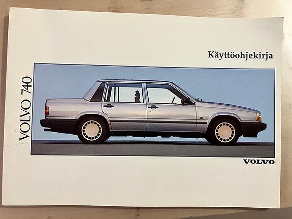 Volvo 740 vuosimalli 1990 käyttöohjekirja
