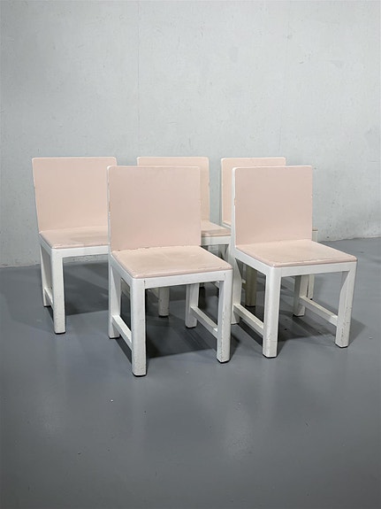 Vintage tuolit (5kpl) vaalea