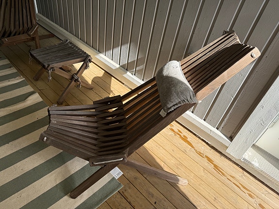 Ecofurn lepotuolit 2 kpl ja rahi