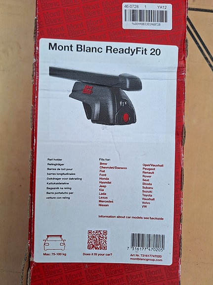 Mont Blanc ReadyFit 20 kattoteline