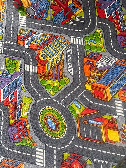 Lasten Liikenne- matto 200 x 300 cm