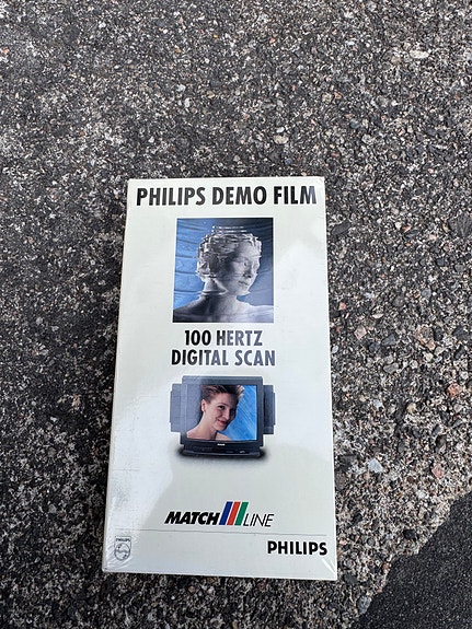 Philips Demo Film 100 Hertz Digital Scan VHS-kasetti