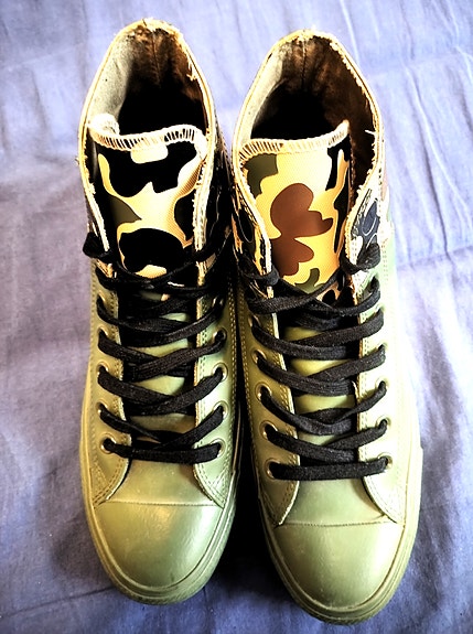 Converse tennarit koko 42 vihreä camo
