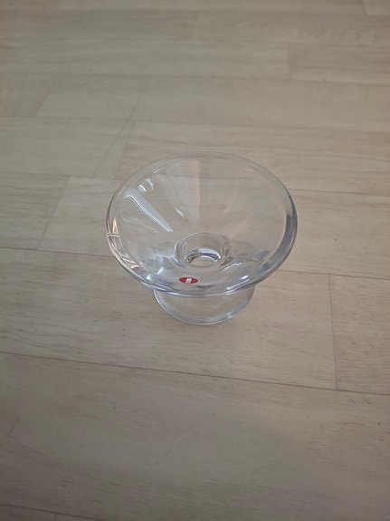 Iittala, kartio, kynttilänjalka, kirkas