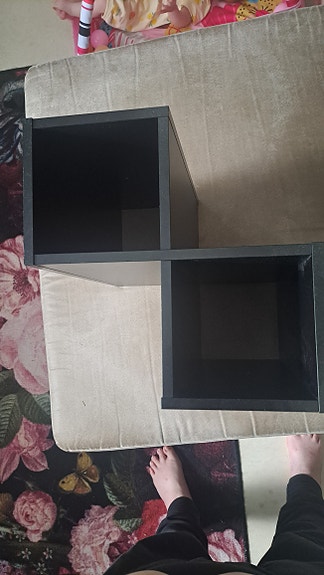 Ikea Expedit / Kallax sisuste, musta