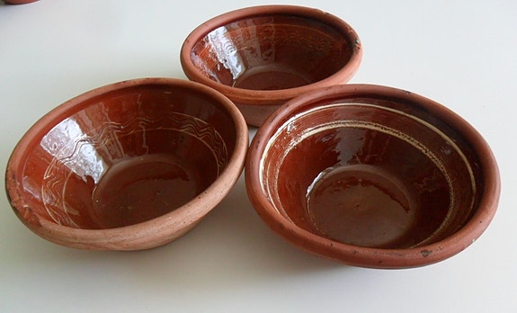 Kyyrölän Savi -savikulhot / puurokupit, 3 kpl (Uschanoff)