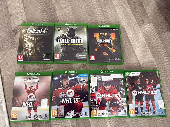 Xbox one pelejä tarjolla!