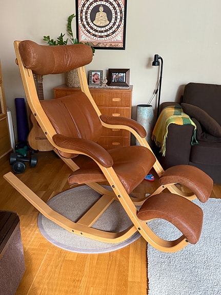 Varier Gravity (Stokke Gravity Balans) nahkaverhoiltu