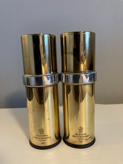 Design Skultuna Salt & Pepper Sirottimet *Messinkiä*