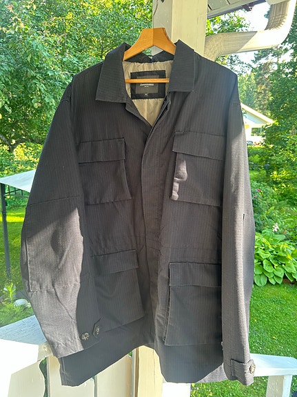 Dressmann miesten takki 5XL sininen puuvilla