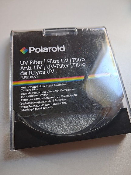 Polaroid UV-suodin 77 mm – uusi ja avaamaton