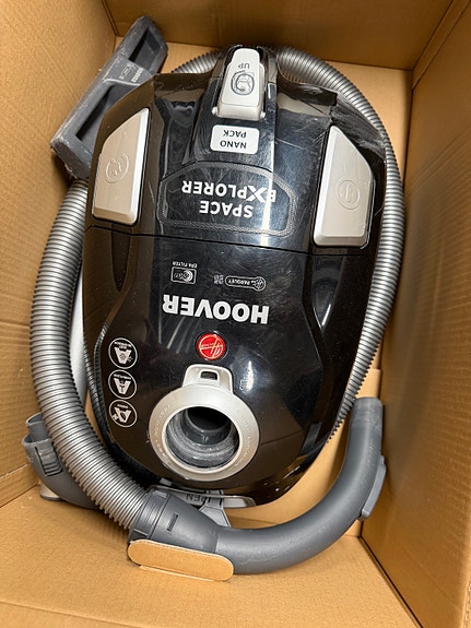 Hoover Space Explorer pölynimuri musta