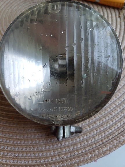 Hella W. Germany lisävalo / ajovalo alkuperäinen vintage