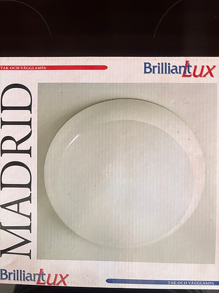Uusi plafondi Brilliantlux Madrid valkoinen katto/seinävalaisin UUSI