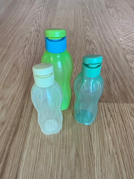Tupperware juomapullot 3 kpl