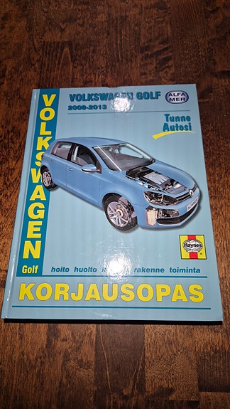 Volkswagen Golf korjausopas 2008–2013 Alfamer