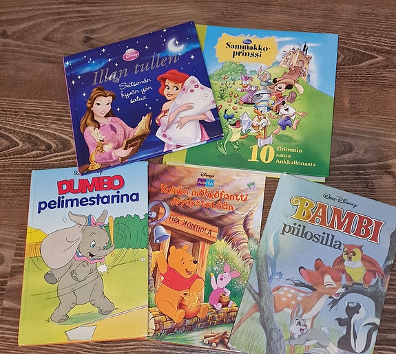 Disney-kirjat 5 kpl