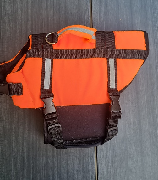 Karlie koiran pelastusliivi koko 25 oranssi