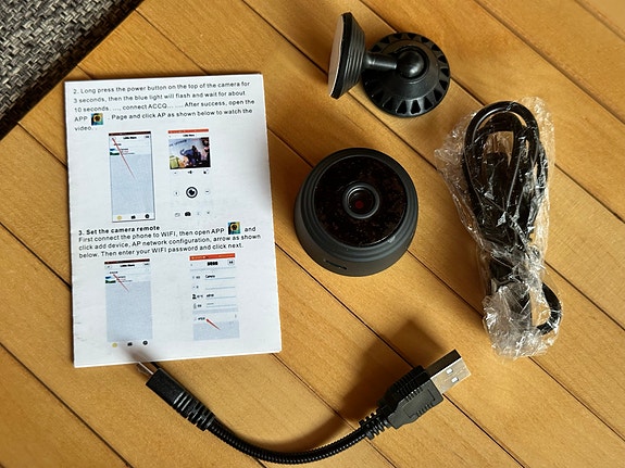 Langaton WiFi-minikamera