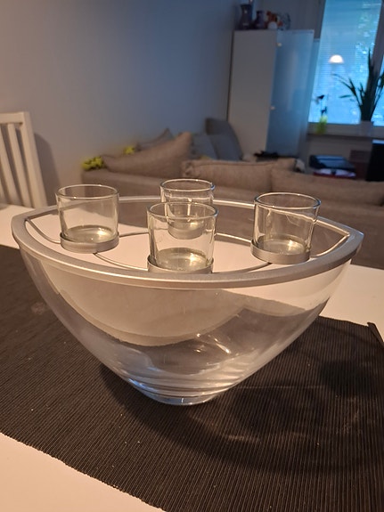 PartyLite Clearly Creative Elevated Votive Centerpiece -kynttiläsomiste