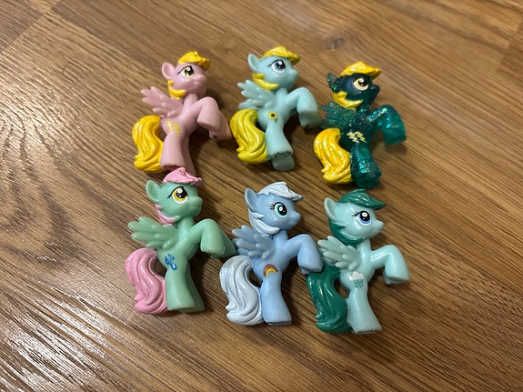 My Little Pony pienet figuurit, 6 kpl