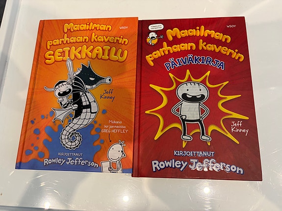 Jeff K ja Rowley J - Maailman parhaan kaverin seikkailu & päiväkirja kirjat