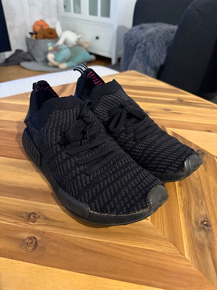 Adidas Originals NMD_R1 STLT Primeknit Triple Black
