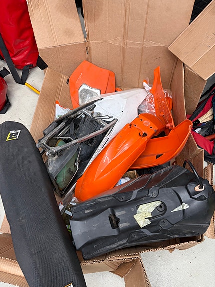KTM exc 08-11 takahäkki katteet yms