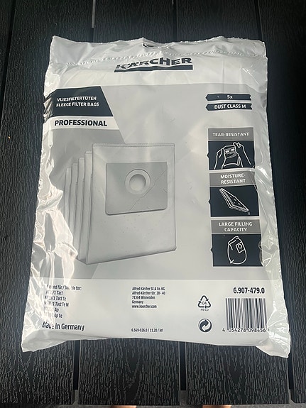 Kärcher Professional pölypussit NT 35/1 Tact / Ap (5 kpl)