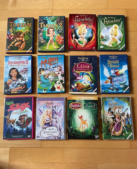 Lasten DVD-elokuvia