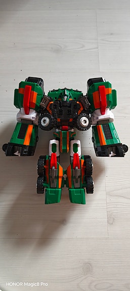 Transformer tobot V vihreä robottirekka lelu