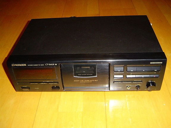 KASETTIDEKKI STEREO CASSETTE DECK * PIONEER CT-S430S * C-KASETTIEN TOISTOON