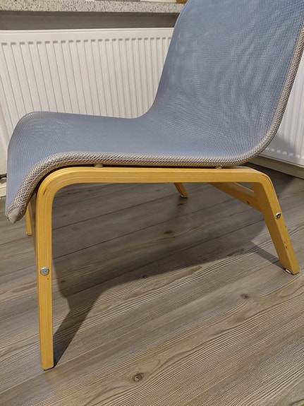Ikea harmaa nojatuoli