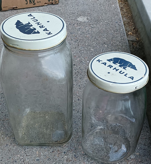 Karhulan tölkit 3l ja ehkä 5l