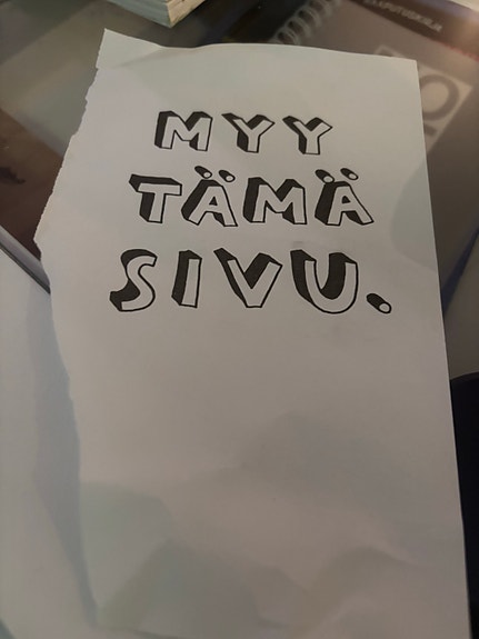 "Myy tämä sivu"